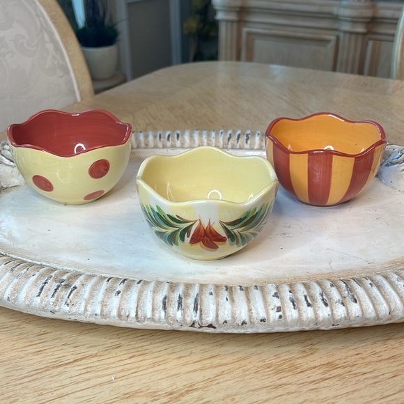 Gail Pittman Sienna 3 Piece Dipping Bowls - Picture 3 of 6